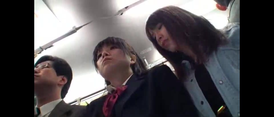 HAVD-790 Lesbian School Girls Bus Groping Aim Is Timid Naive