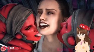 [GetFreeDays.com] Rey from Star Wars in a Foursome, each hole is full with dicks Futa animation - Jazziuu Sex Leak March 2023-2