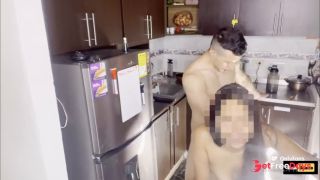 I fucked my neighbor in the kitchen while her husband is traveling-3
