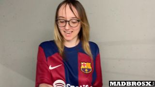 Madbrosx - A Barcelona Supporter Fucked By PSG Fans in The Corridors Of Football Stadium!!! - Perky tits-0