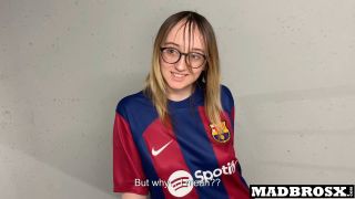 Madbrosx - A Barcelona Supporter Fucked By PSG Fans in The Corridors Of Football Stadium!!! - Perky tits-3