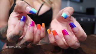 Lindsey Leigh - ASMR Nail Tap And Show Off Femdom!-9