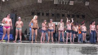 First Wet T At Abate Of Iowa Biker Rally 4th Of July Weekend 2016 SmallTits!-3