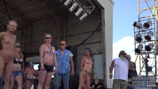 First Wet T At Abate Of Iowa Biker Rally 4th Of July Weekend 2016 SmallTits!-9