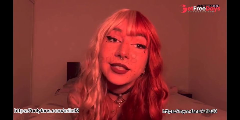 [GetFreeDays.com] Petite franaise rousse tatoue aux gros seins teste un nouveau god dHalloween Sex Stream February 2023