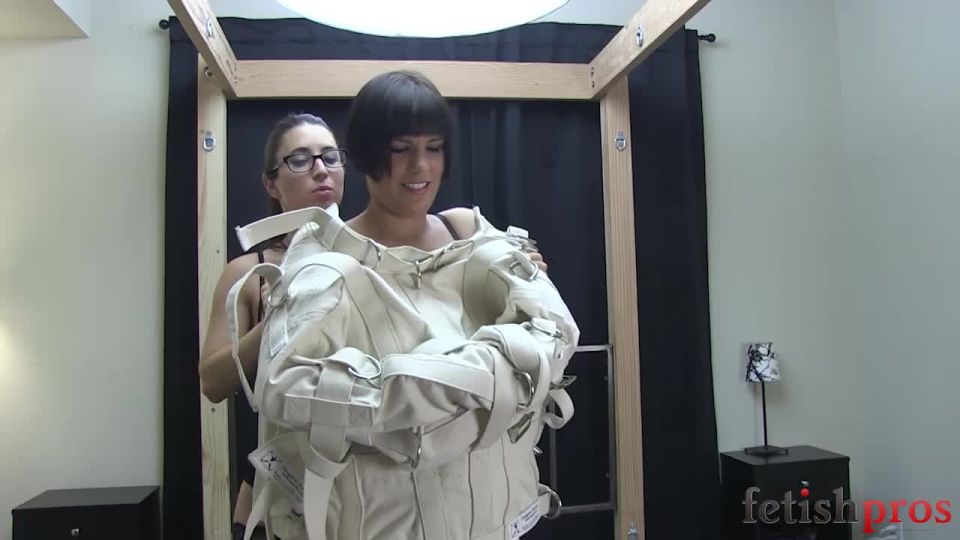 free porn video 12 Rose Straitjacket Suspension, bdsm wax waxing on fetish porn 