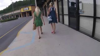 porn clip 3 Sandal Lover, nylon fetish on public -0