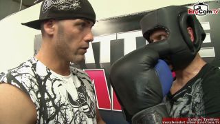 Chubby Brunette Slut With Big Tits Fucks With A Fighter.-3