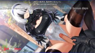 2B rides a big and thick cock filling her pussy with cum-1