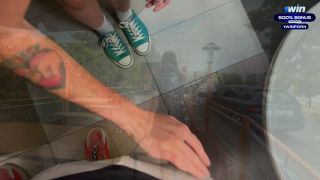 7180 Risky Public Sex in the Toilet  Fucked a McDonald's Work...-1