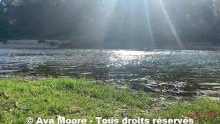 Ava Moore – Exhibition and Hard Fuck Outdoors at Pont Du Gard Bukkake!-3