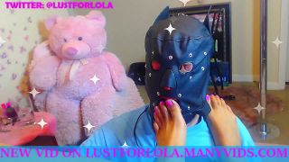 Lustforlola Worship My Ebony Toes Footfreak(Feet porn)-8