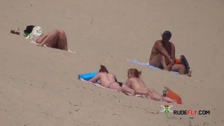 Her sexy body gets a tan after she strips naked  6-9