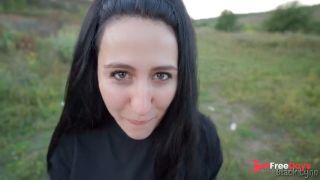 [GetFreeDays.com] Ponytail Brunette Sucks Cock Outdoors Adult Stream March 2023-0