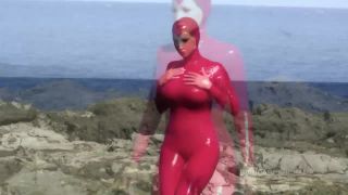 [GetFreeDays.com] bianca-beauchamp 2008 interlude-red-catsuit- latex gloves porn-2