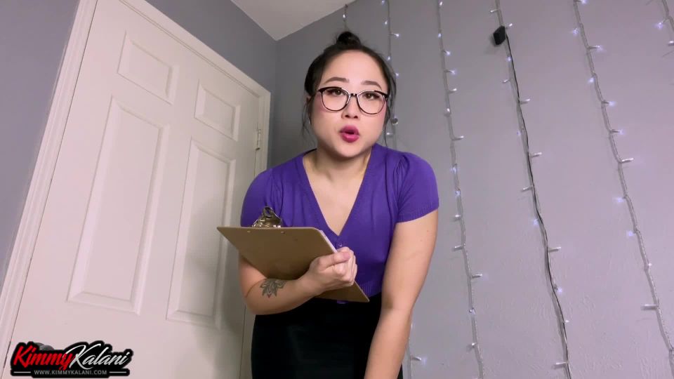 Kimmy Kalani - Teacher Fucks You in Detention ASMR - Dildo sucking