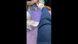 xxx video clip 1 CutieCabani – Salon Pedicure - toenail polish - fetish porn equestrian femdom-8