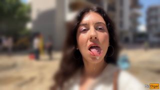 Katty West - Girl Asks To Cum On Her Face For Walk On The Streets Full HD - Public sex-8