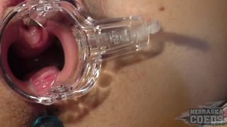 Kinky Day W23yo Santana Gyno Speculum Gape Anal Beads Hitachi Inside Pussy Walls Convulse  Orgasm-8