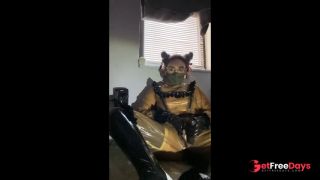 Nabi kitty latex maid  vibrator orgasm-0