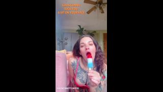 giaisabellaxx H265 Real Amateur Sucking Popsicle Cock Slut JOI-2