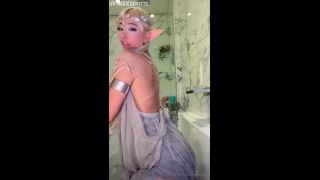 Big Tits porn Waifumiia Waifumiia Elf Bathtub Dildo Fuck Video-2