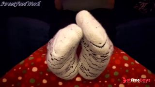 [GetFreeDays.com] For Sock Lovers - My Big Feet In Thick Fuzzy Socks Would Give You The Perfect Footjob - You May Cum Sex Clip January 2023-5