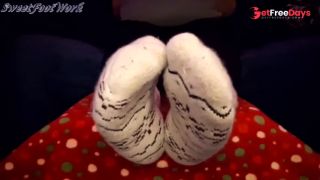 [GetFreeDays.com] For Sock Lovers - My Big Feet In Thick Fuzzy Socks Would Give You The Perfect Footjob - You May Cum Sex Clip January 2023-7