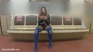 adult video clip 12 big tits big ass big cocks Jeny Smith – Subway Seduction, public-naked on high heels porn-2