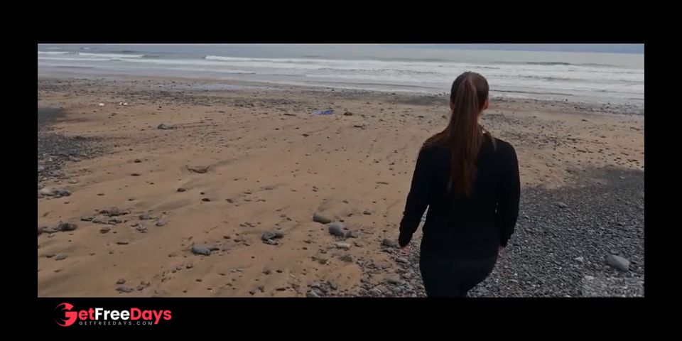 Submissive Italian beauty Silvia Soprano gets roughly dominated on a beach in Norway