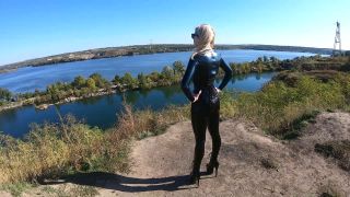 xxx video clip 43 Shiny Leather Heaven aka Leather Love – Latex Goddess Walking in Corset and Extremely High Heeled Boots | sfw | pov girls big boobs ass-6