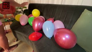 Rayssa Garcia Domme - two girls popping balloons clip 03 of 03-3