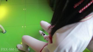 fan xiao xiao BDSMFXX-SM-12 桃源观色 一片两失 强度再升 股绳 三重长时间循环GC是什么体验？ 体操服连身白丝湿身play-1