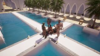 Duff Master - Lara Croft Double Anal Gangbang - Tomb Raider Hentai Cartoon-5