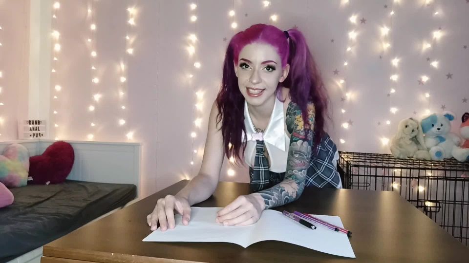 online clip 20 PuppyGirlfriend – Schoolgirl Cock Sucking Under the Desk, hard blowjob on school 