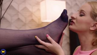 online adult video 38 Mature.nl Celeste (53) & Lylyta (18) – Just turned 18 and already getting dominated by her stepm… - strapon f/f - old/young chloro femdom-1