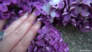 Delia DeLion / Delia TS Pollinating the Lilac Sex Clip V...-9