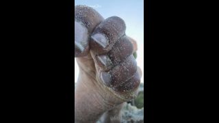 free adult clip 27 MahoganyQen – Lady Mahogany – My Feet So Dirty Cum Lick Off All The Sand Now - femdom - feet porn asian foot fetish porn-7