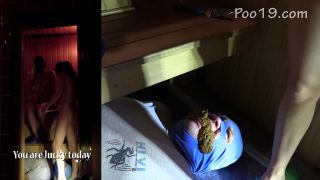 porn clip 11 Poo19 – MilanaSmelly – Alive toilet for sauna – Smearing, Defecation on femdom porn femdom home-7