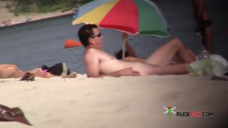 Check out this naturist showing off her shaved pussy  7-9