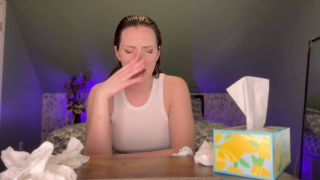 A Sick Day In The Life Of Nadia More Like Snottia Sneezegoddess (Femdom porn)-2