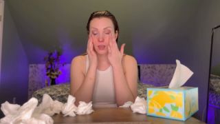 A Sick Day In The Life Of Nadia More Like Snottia Sneezegoddess (Femdom porn)-5