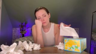 A Sick Day In The Life Of Nadia More Like Snottia Sneezegoddess (Femdom porn)-8