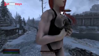 [GetFreeDays.com] Sexy redhead with big boobies growths into giantess Sex Video March 2023-1