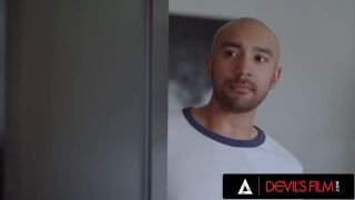 Rough Sex DEVILS FILM - Kimmy Kimms Dirty Hotline Secret Leads To Intense Interracial Fuck With Roomie-1