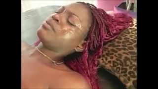 7301 Almost 4 Hours of Beautiful Black Women taking it to the Face creampie -6