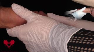Mistress in White Latex Gloves wants me to Ejaculate into a Tomax Venus Real O.-2