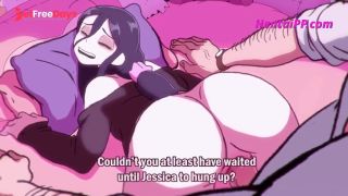 Hot Princess Talk On Phone And Fuck Same Time  Pillow Princess  - Hentai Uncensored-7