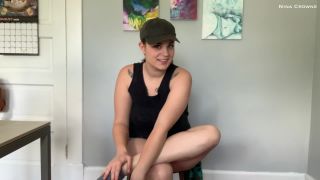 adult xxx video 19 Nina Crowne – Tomboy Foot Licking & Toe Sucking on fetish porn nylon femdom-1