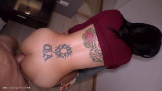 online clip 49  Tata 2 Jean Bootyshorts, CIM Barebacking, shemales on shemale porn-3